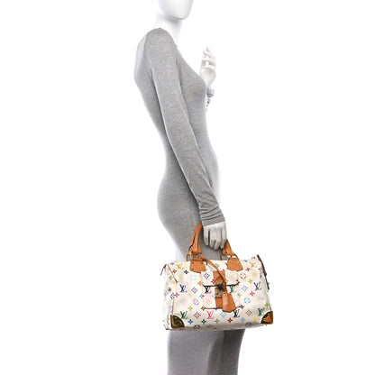 Louis Vuitton Monogram Multicolor Speedy 30 White 2 of 18