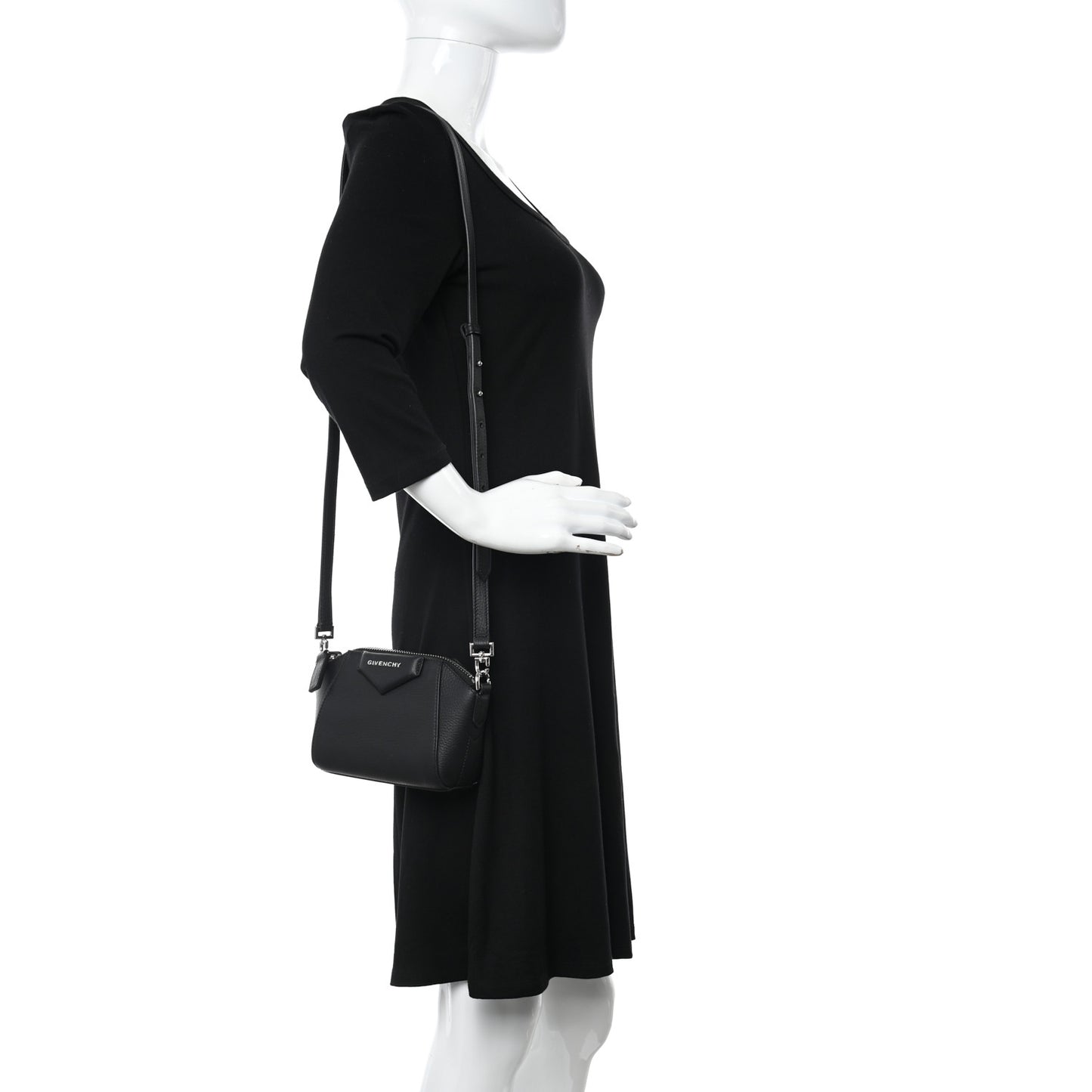 Sugar Goatskin Nano Antigona Black