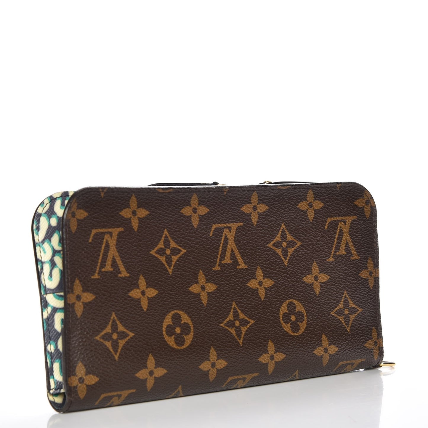 Monogram Leopard Insolite Wallet Blue Infini