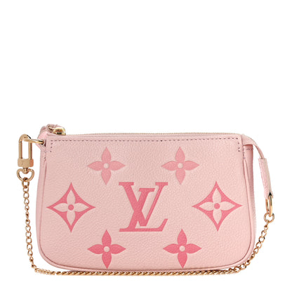 Louis Vuitton Empreinte Monogram Giant By The Pool Mini Pochette Accessories Bouton De Rose 1 of 9