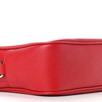 Gucci Pebbled Calfskin Small Soho Disco Bag Vibrant Red 6 of 7