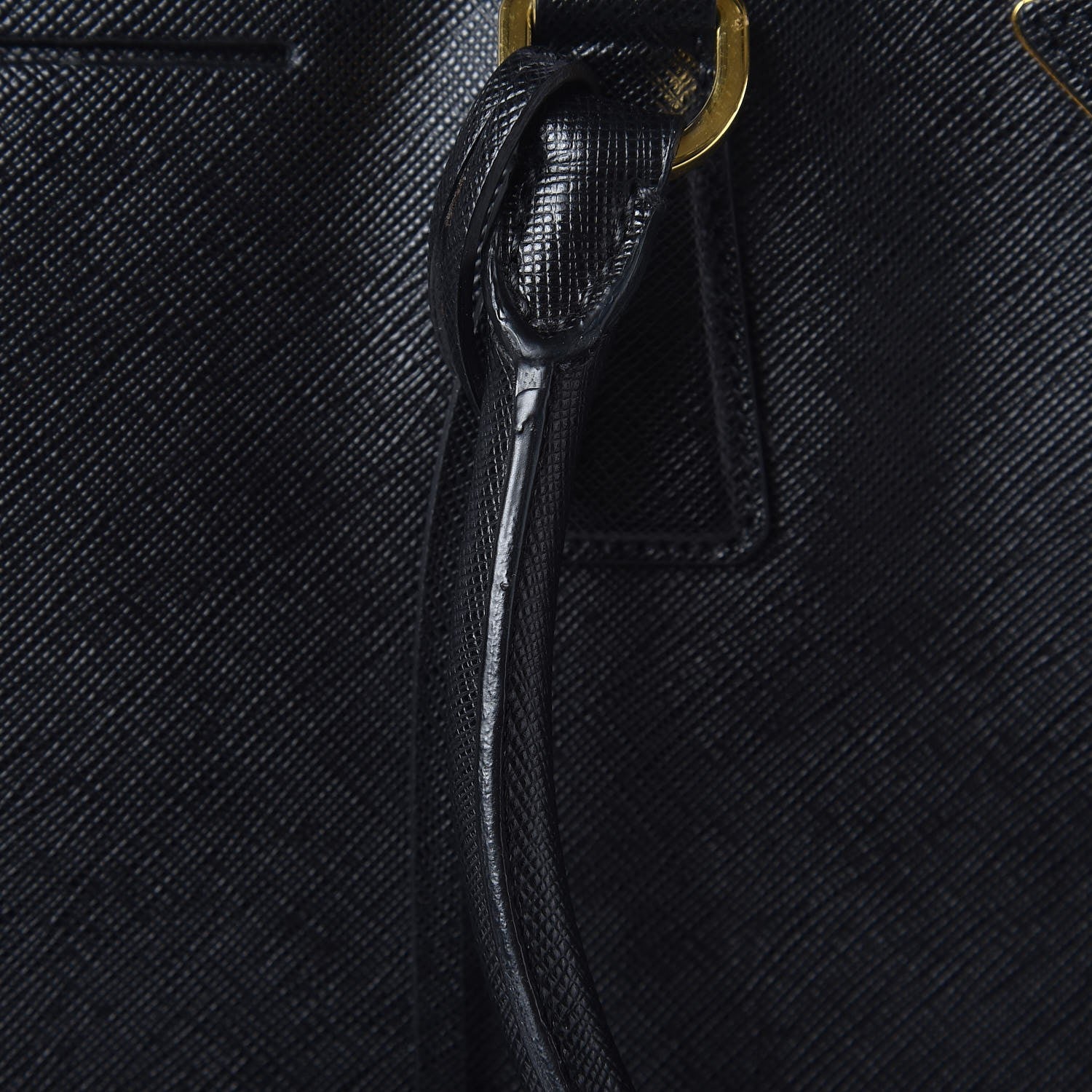 Prada Saffiano Large Galleria Double Zip Tote Black 8 of 17
