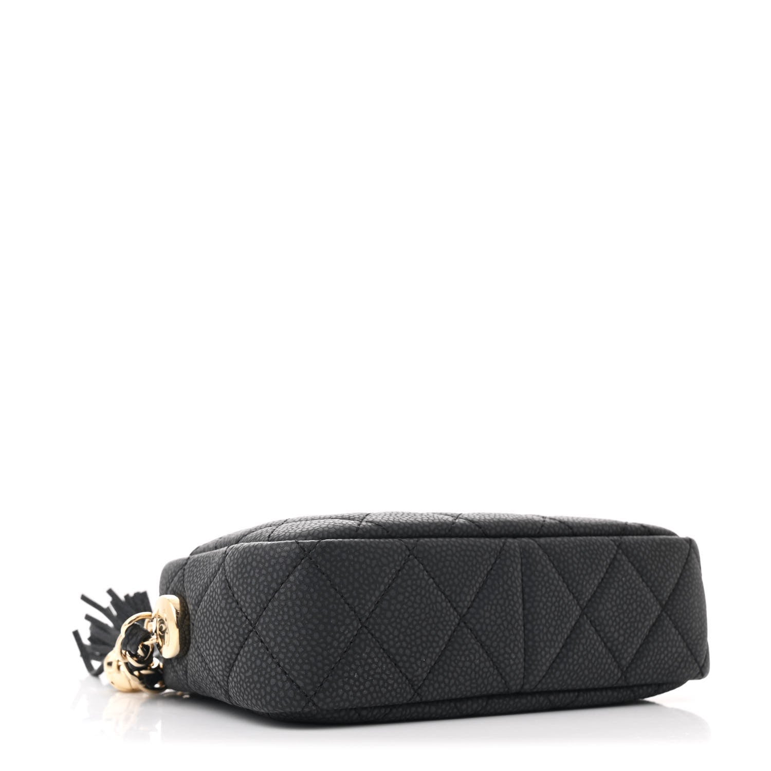 Chanel Iridescent Caviar Quilted Mini Coco Tassel Camera Case Black 4 of 10