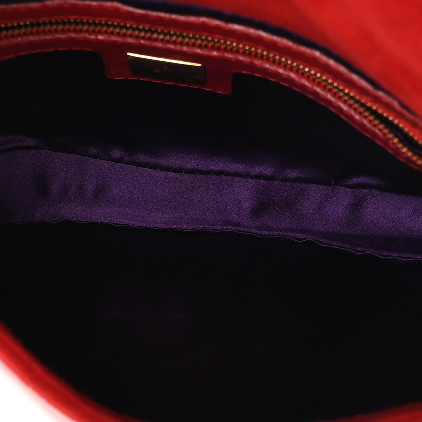 Suede Baguette Red