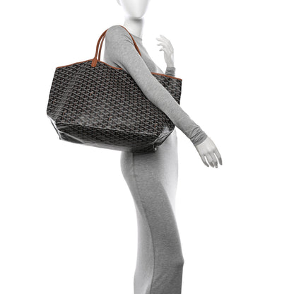 Goyard Goyardine Saint Louis GM Black Gold 2 of 10