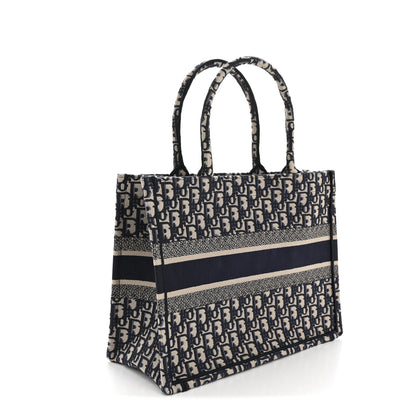 Christian Dior Oblique Medium Book Tote Blue Multicolor 3 of 12