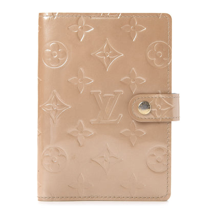 Louis Vuitton Vernis Small Ring Agenda Cover Marshmallow 1 of 10