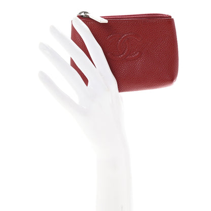 Chanel Caviar Timeless CC Key Holder Red 2 of 7