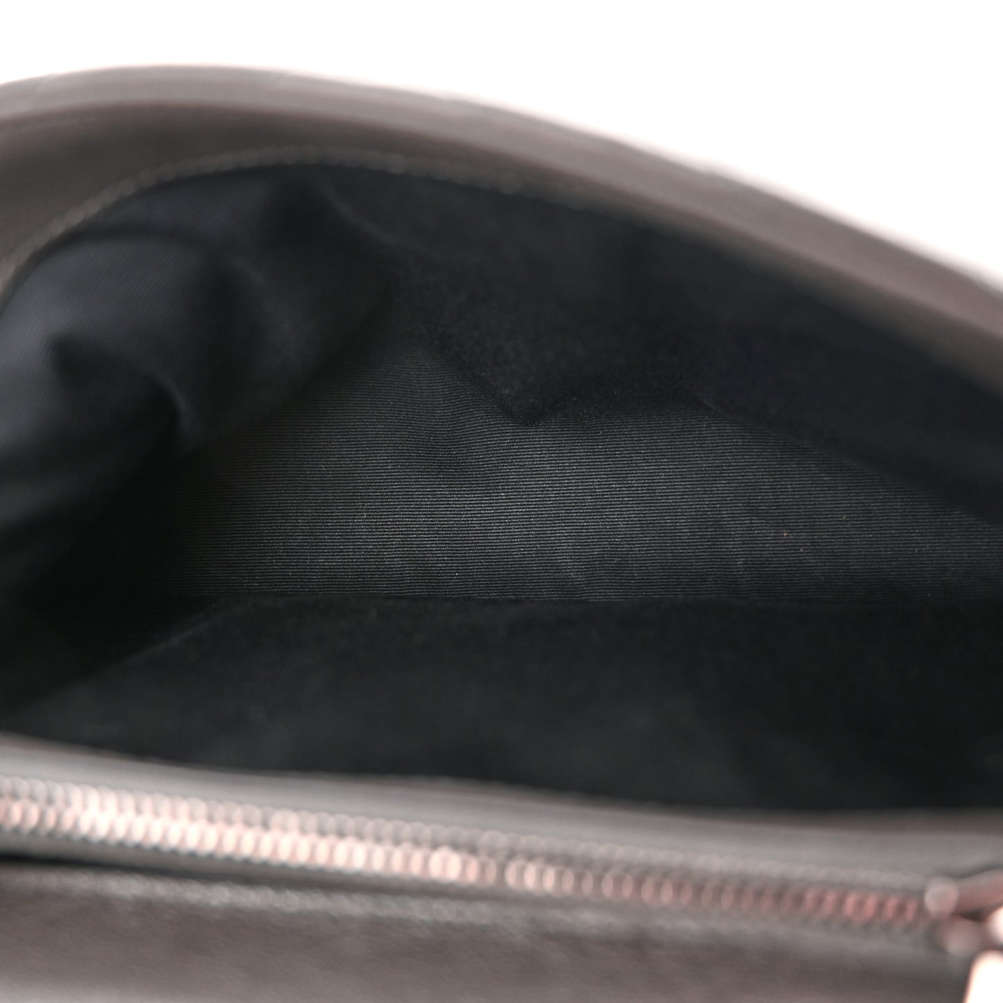 Sheepskin Matelasse Chevron Monogram Medium College Bag Asphalt