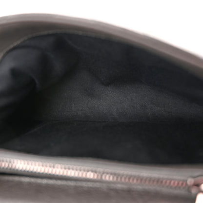 Saint Laurent Sheepskin Matelasse Chevron Monogram Medium College Bag Asphalt 5 of 15
