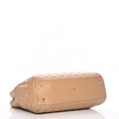 Christian Dior Lambskin Cannage Large Dior Soft Shopping Tote Beige 4 of 10