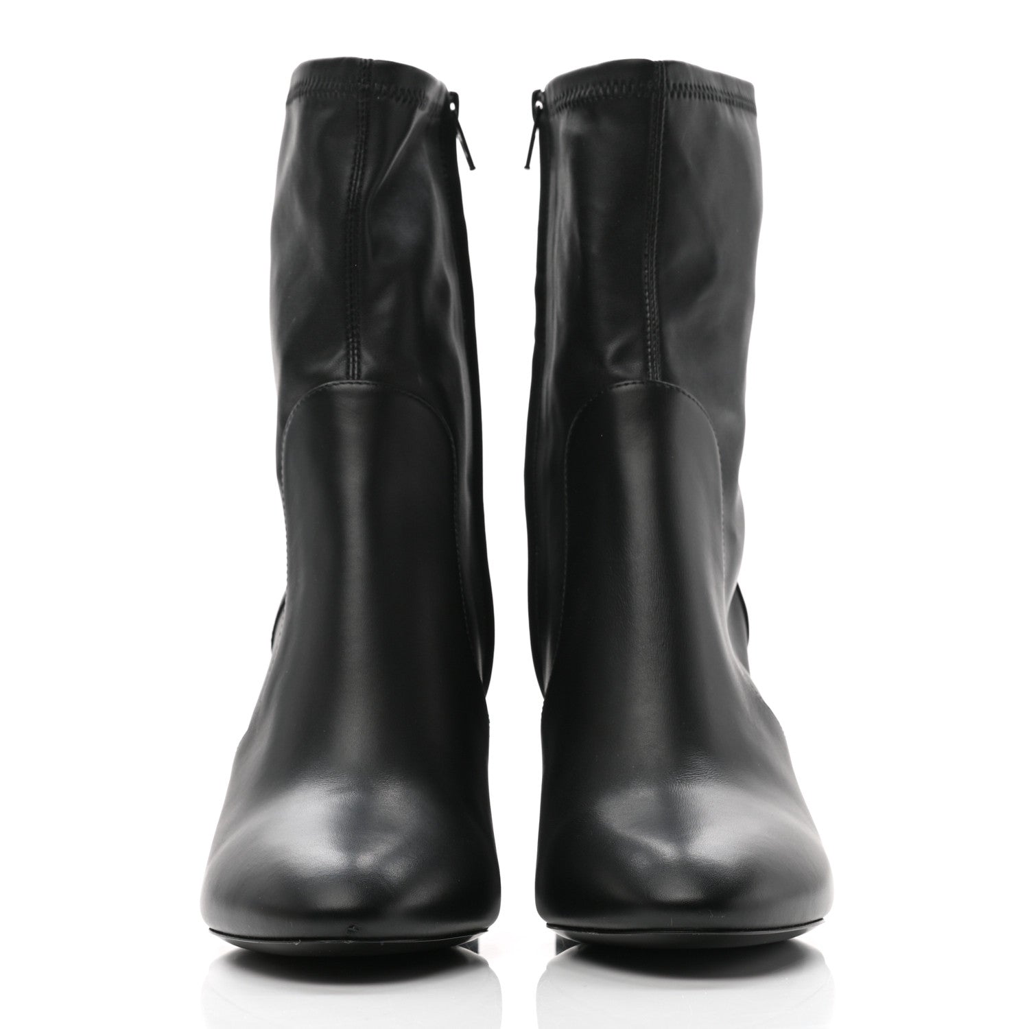 Louis Vuitton Calfskin Silhouette Ankle Boots 39.5 Black 4 of 8