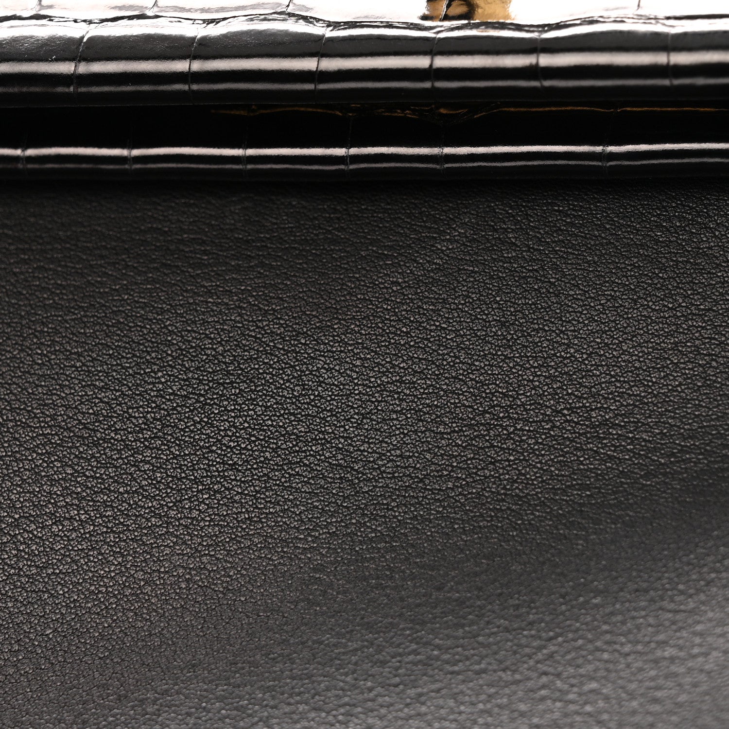 Hermes Volupto Shiny Alligator Touch 24/24 21 Black 11 of 13
