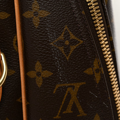Louis Vuitton Monogram Alize 2 Compartment Luggage Travel Bag 36 of 39