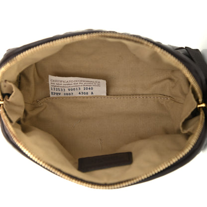 Bottega Veneta Nappa Intrecciato Cosmetic Case Ebano 5 of 11