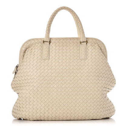 Bottega Veneta Nappa Intrecciato Frame Tote Colonial 1 of 14