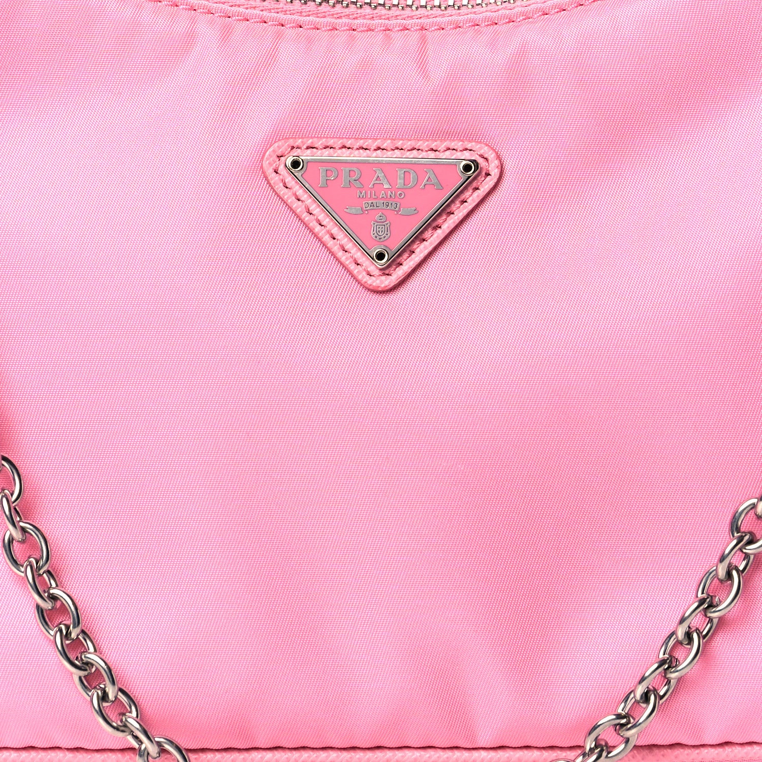 Prada Nylon Re-Edition 2005 Shoulder Bag Begonia 10 of 12