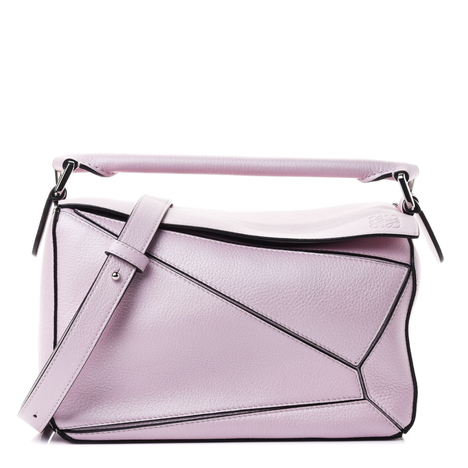 Loewe Calfskin Small Puzzle Bag Icy Pink 1 of 8