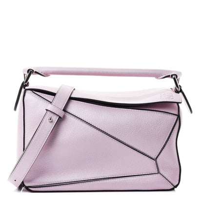 Loewe Calfskin Small Puzzle Bag Icy Pink 1 of 8