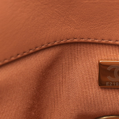 Chanel Lambskin Quilted Large Chanel 19 Flap Brown 7 of 11