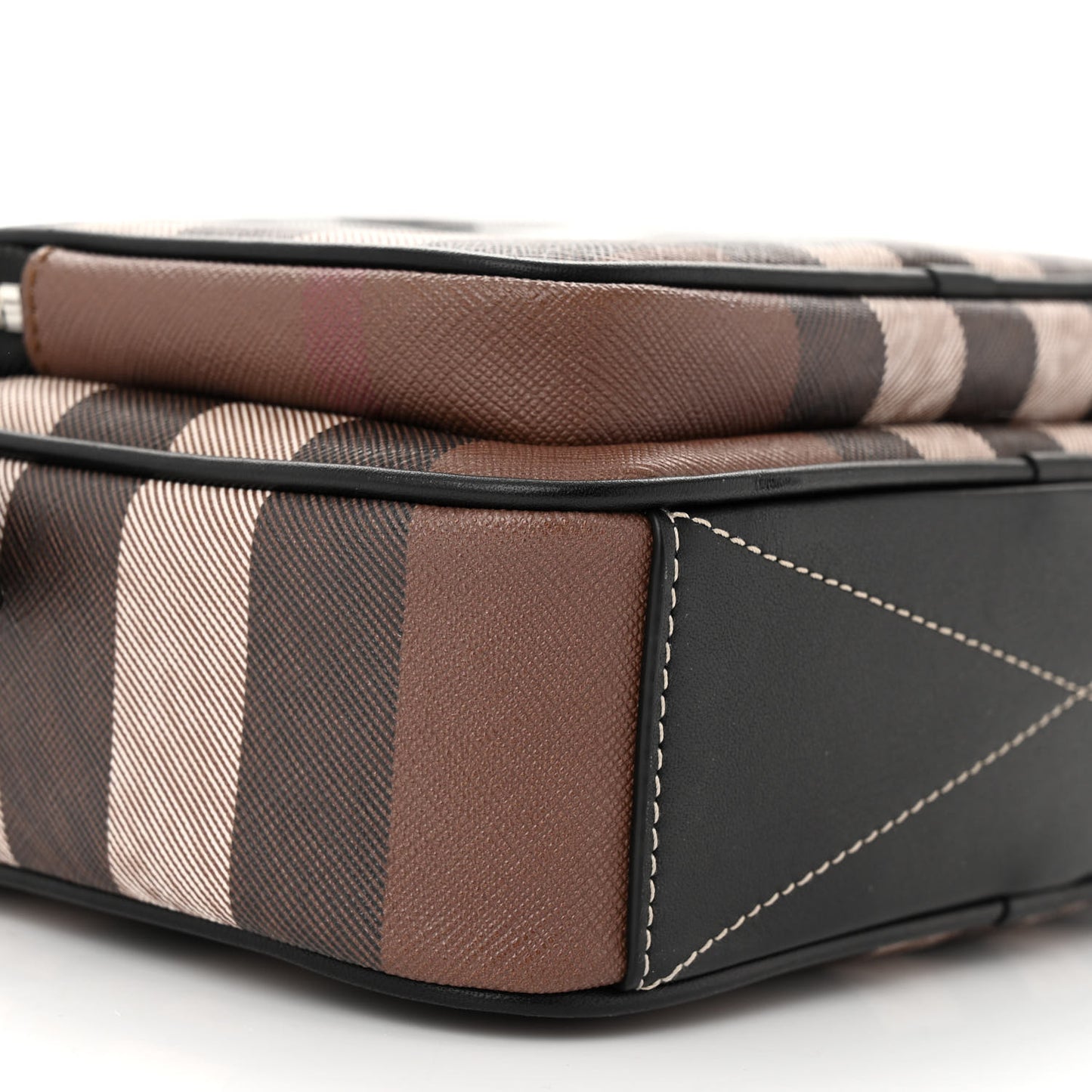 Canvas Check Paddy Messenger Birch Brown