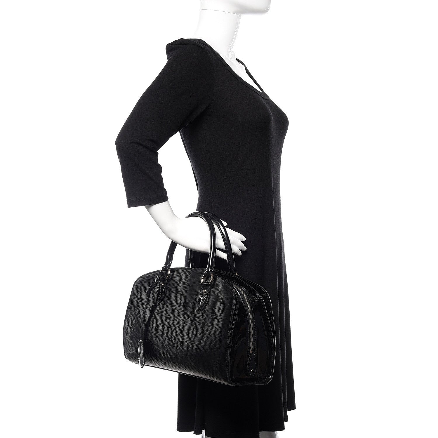 Louis Vuitton Epi Pont-Neuf PM Black 2 of 9