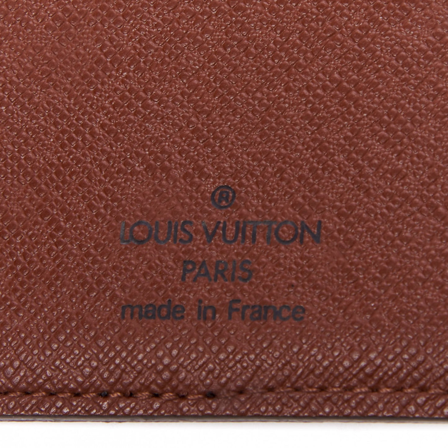 Monogram Pocket Organizer Card Holder