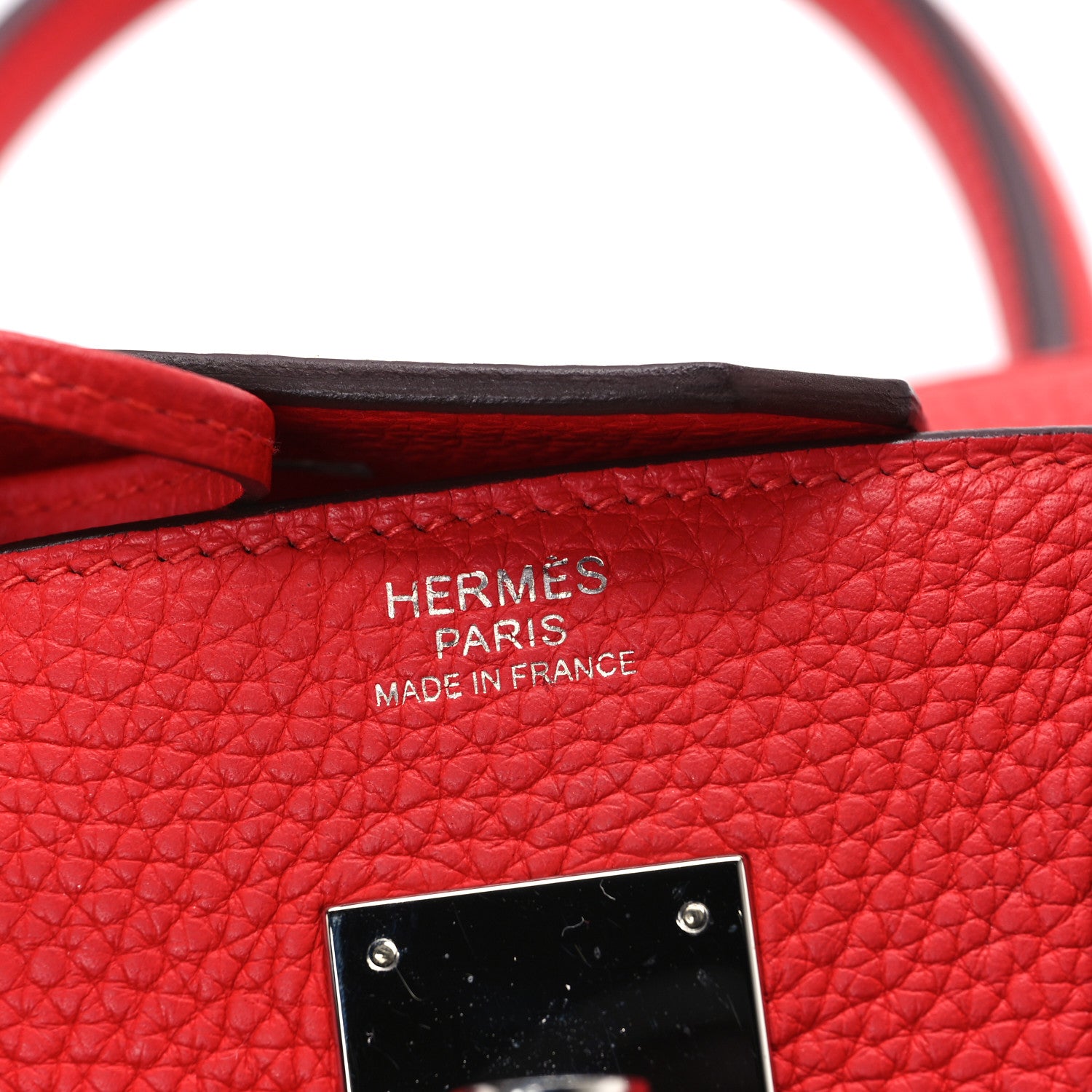 Hermes Taurillon Clemence Birkin 30 Rouge Tomate Rouge Tomate 6 of 13