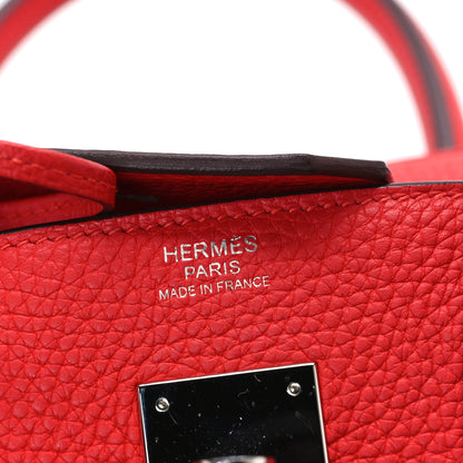 Hermes Taurillon Clemence Birkin 30 Rouge Tomate Rouge Tomate 6 of 13