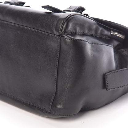 Prada Soft Calf Messenger Bag Black 9 of 9