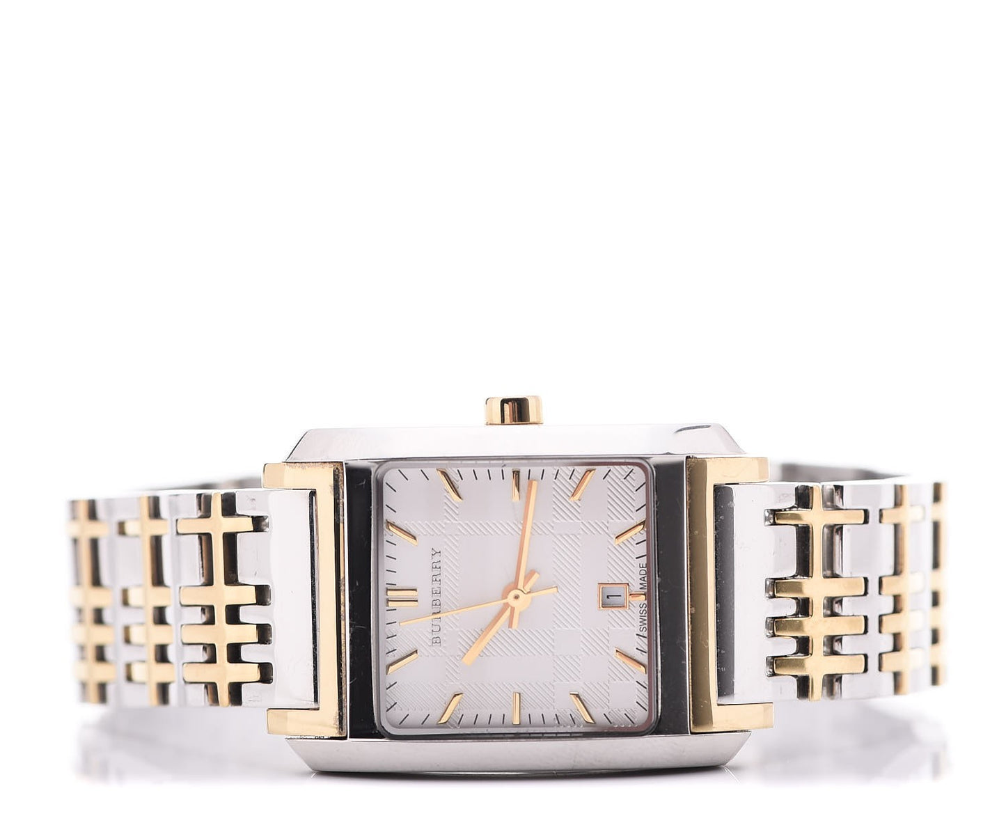 Stainless Steel 25mm Nova Check Quartz Watch BU1573