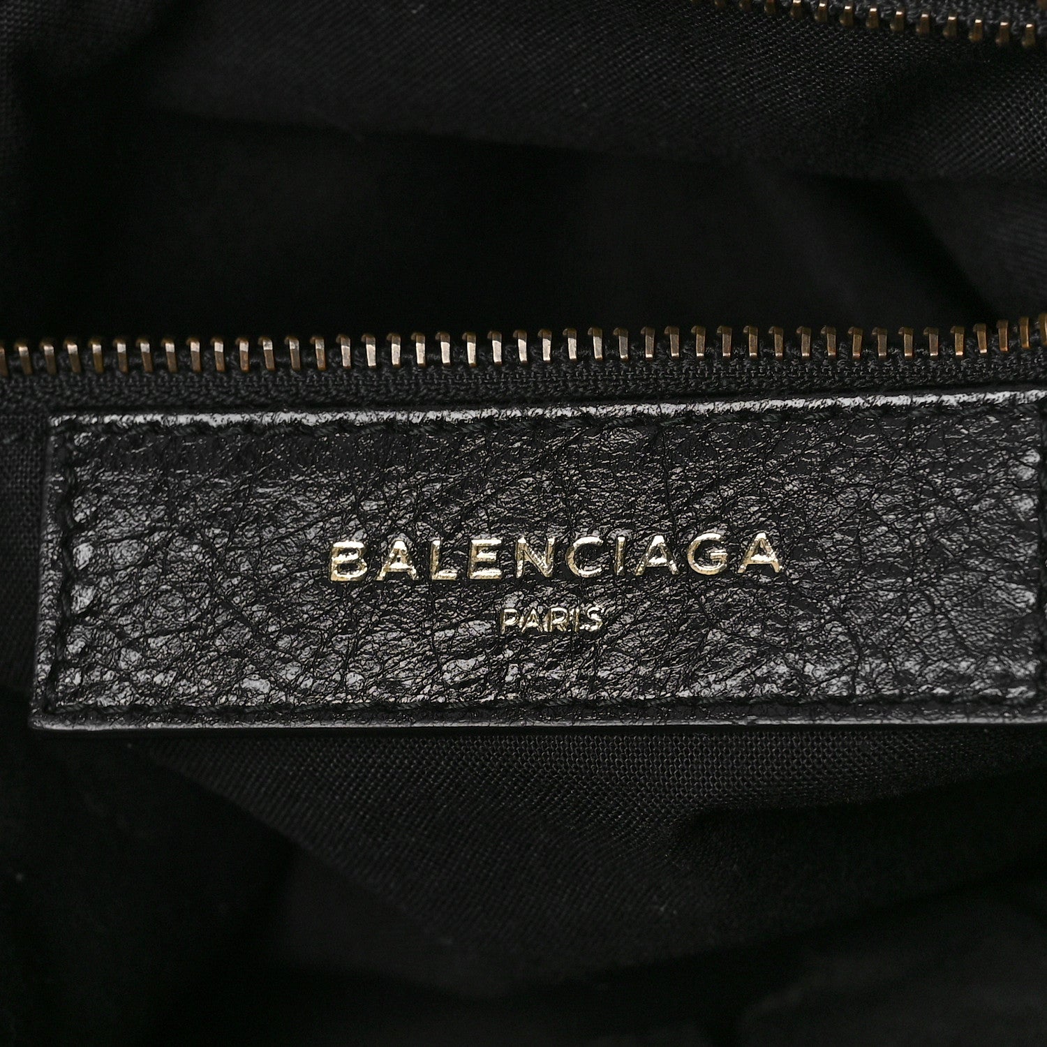 Balenciaga Agneau Classic Hardware S City Logo Strap Black White 6 of 9