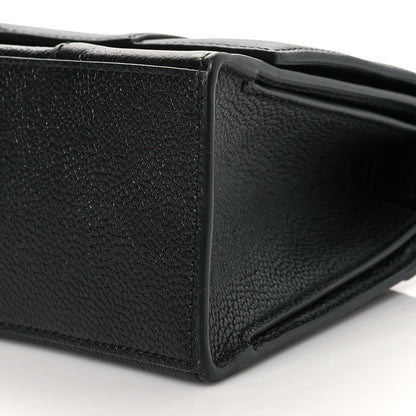 Balenciaga Grained Calfskin Small Hourglass Sling Shoulder Bag Black 9 of 10