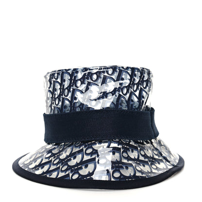 Christian Dior PVC Oblique Bob French Bucket Hat 58 Bleu 5 of 7