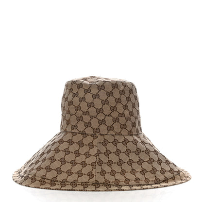 Gucci Monogram Wide Brim Hat L Beige 5 of 9