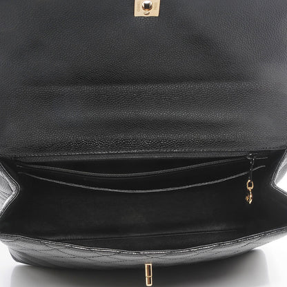 Chanel Caviar Kelly Jumbo Flap Bag Black 10 of 10