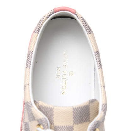 Louis Vuitton Damier Azur Stellar Sneakers 40 Rose Ballerine 7 of 8
