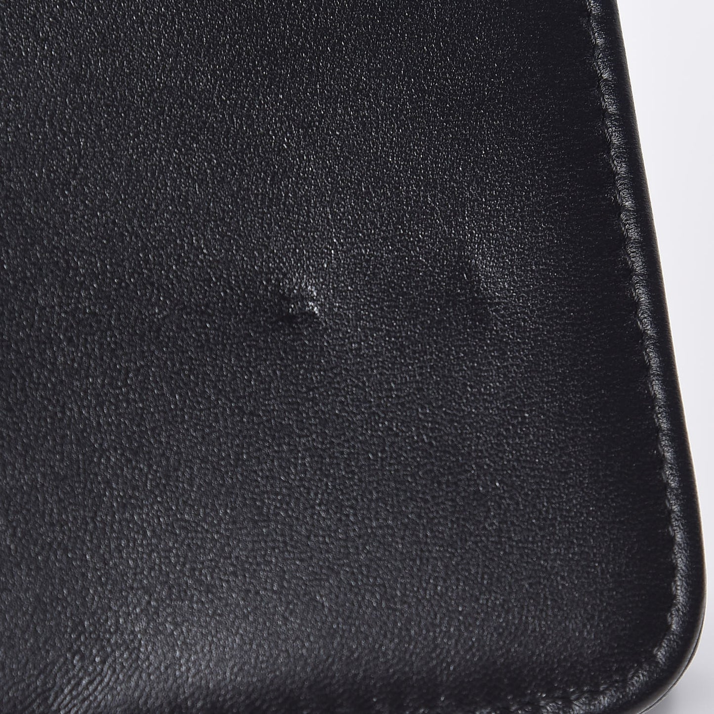 Lambskin Quilted Boy Wallet On Chain WOC Black
