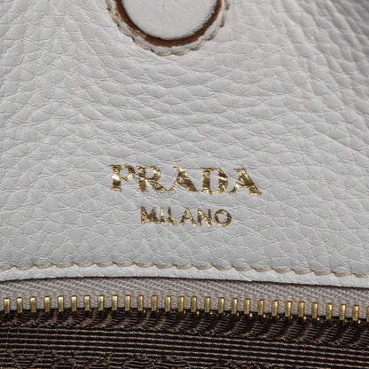 Prada Vitello Daino Shopping Tote Talco 6 of 9