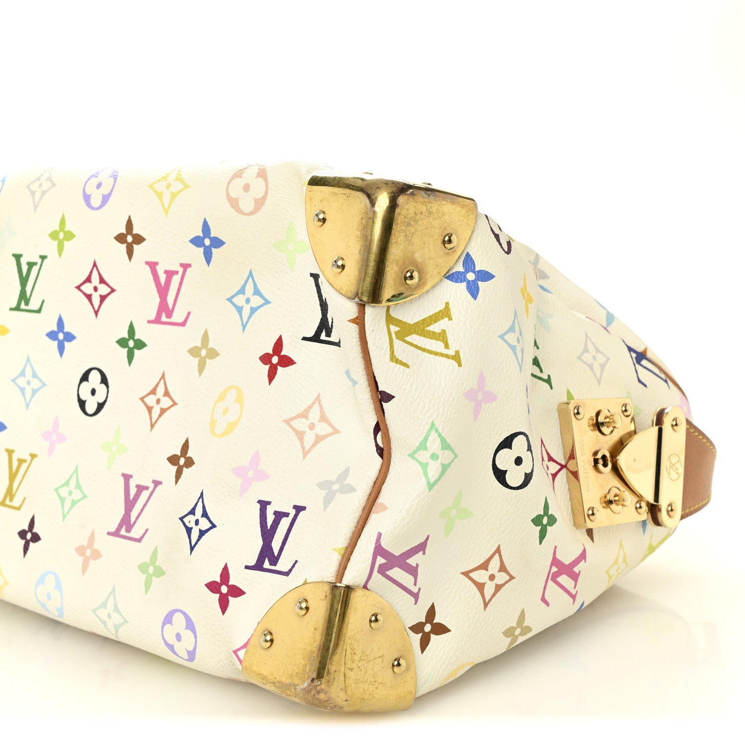 Louis Vuitton Monogram Multicolor Speedy 30 White 8 of 10