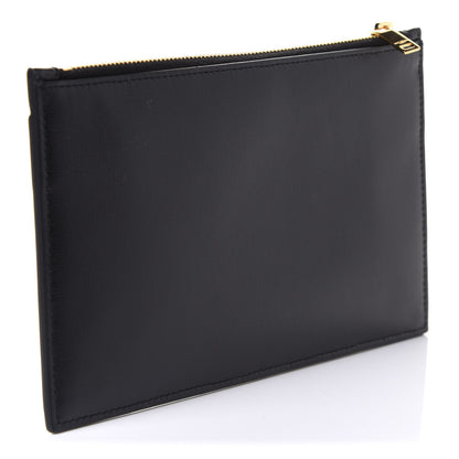 Saint Laurent Smooth Calfskin Monogram Zip Bill Pouch Black 3 of 8