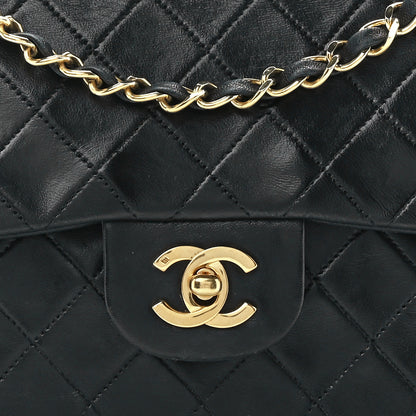 Chanel Lambskin Quilted Small Double Flap Black 10 of 13