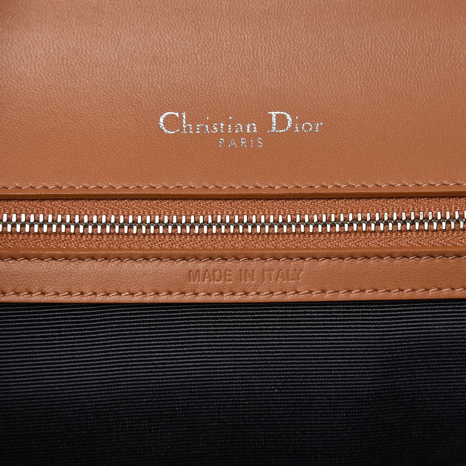 Christian Dior Lambskin Medium Diorama Flap Bag Brown 7 of 11