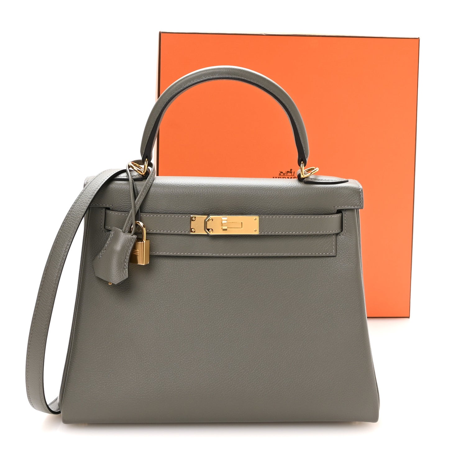 Evercolor Kelly Retourne 28 Gris Meyer