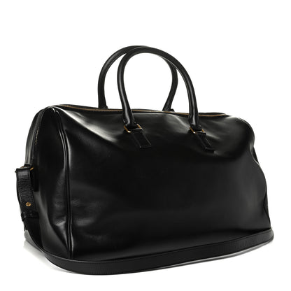 Saint Laurent Calfskin Classic Duffle 12 Black 2 of 7