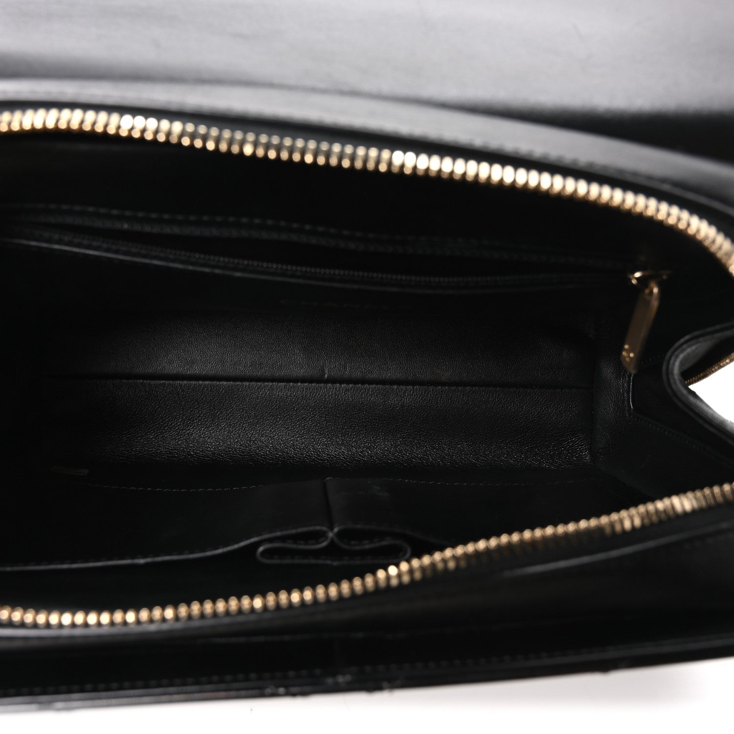 Chanel Calfskin Chevron Quilted Medal Flap Black 5 of 10