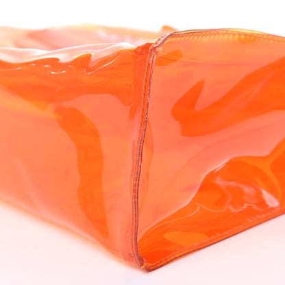 Hermes Vinyl Souvenir De L'Exposition Kelly Orange 7 of 13