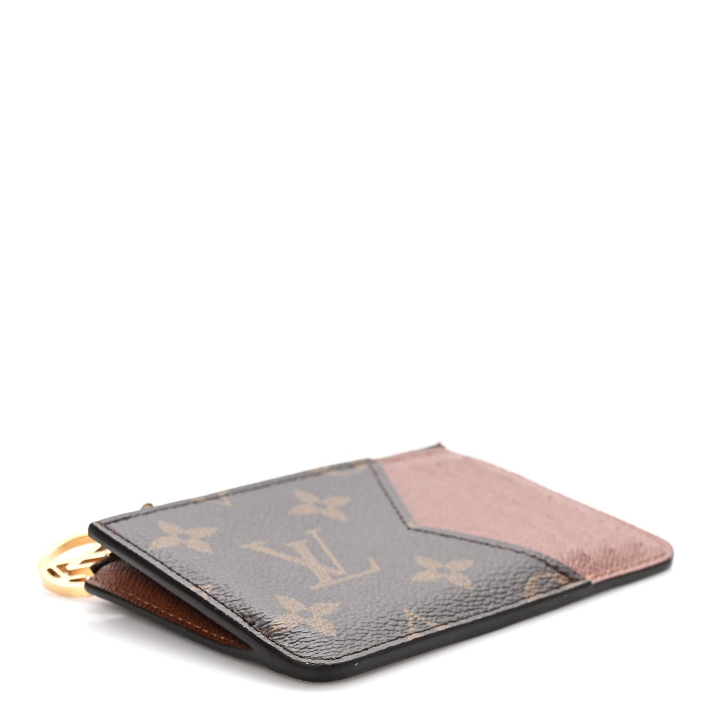 Monogram Zipped Romy Card Holder