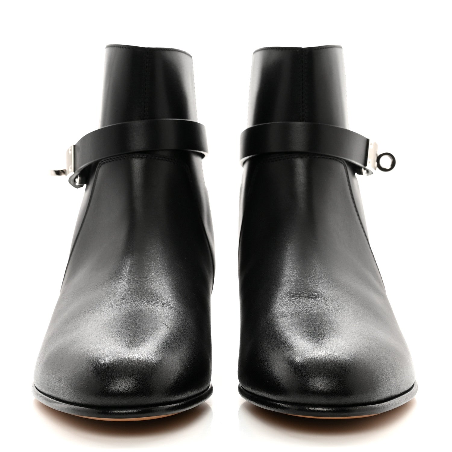 Hermes Calfskin Neo Low Boots 38 Black 2 of 8