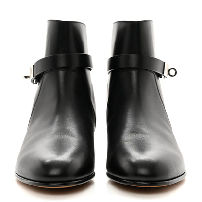 Hermes Calfskin Neo Low Boots 38 Black 2 of 8